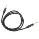 thumbnail image 5 of Cable de audio de micrófono masculino a masculino 6.35mm Cable de audio para guitarra eléctrica negro, 5 of 6