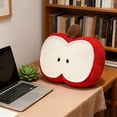 thumbnail image 6 of Apple Plush Decorative Pillow, Cute Apple Shaped Pillow With Soft Stuffing, Holiday Christmas Pillow For Sofa, Bed, Or Office Chair Seasonal Fruit Themed Accent Decoration, 6 of 6