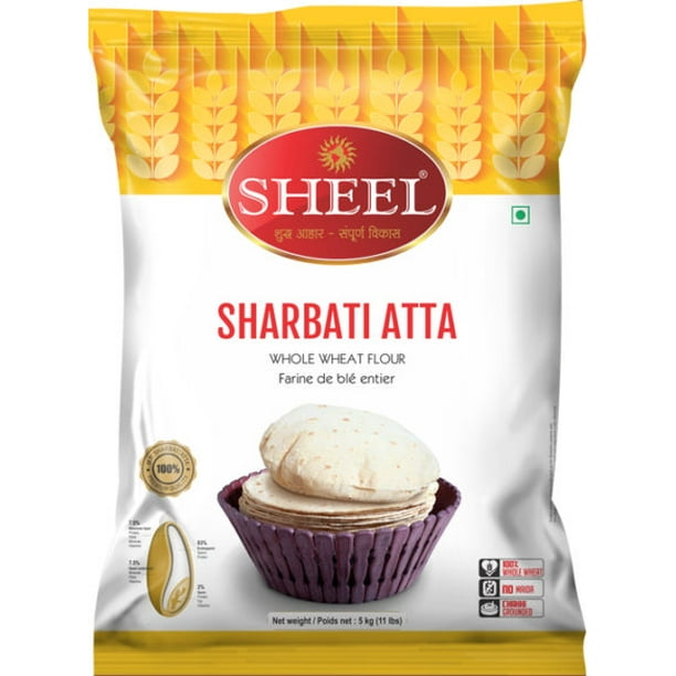 Sheel Sharbati Atta / Whole Wheat Flour 11 Lbs