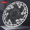 thumbnail image 2 of Mosiee Road Bike Mountain Bike Floating Disc Disc Brake Pad Six-Nail Center Lock Disc, 2 of 9