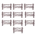 thumbnail image 4 of 10 Piezas de Juguetes Pequeños, Juguetes de Cerca, Borde Decorativo, Borde de Jardín, Accesorios de Panel de Cercado de Granero de Granja, Ju Estilo D Hugo Juego de esgrima, 4 of 7