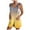 Yellow, variant on Fsqjgq Jumpsuits for Women Plus Size Rompers Playsuit Womens Shorts Dressy Casual Printed Linen Rompers Summer Short Jumpsuits Bib Overalls Dressy Casual Loose Sleeveless Boho Suspenders Playsuit