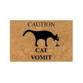 thumbnail image 2 of WRXMIJNHGSA Carpet Under $10 Cat Vomit Sign Doormat Dog Vomit Sign Welcome Doormat Cat Warning Sign Decorative Rug Cat Decorative Funny Ga G Gift Best Gift For Cat And Dog Lovers, 2 of 9