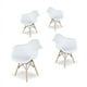 thumbnail image 1 of Sillas para Comedor Ergonomicas Mirel Vessel Diseño Minimalista Set 4 Piezas Blanco, 1 of 2