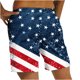 thumbnail image 4 of Pantalones Cortos para Hombre Atléticos Pantalones de Playa de Impresión Especial, Pantalones Cortos Atléticos de Poliéster Elásticos para Hombres, 4 of 5