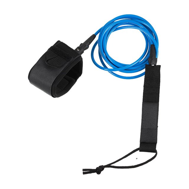 Eigraketly Correa de surf Cable de paleta de tamaño compacto Accesorios para exteriores Tobilleras elásticas en Suministros de surf Cuerda de Deportes acuáticos Azul
