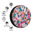 thumbnail image 4 of Cauagu eggs Print Travel Luggage Cover,Travel Dust-proof Suitcase Cover Softside Suitcase Protector for 18-32inch,Not Included Suitcase-15 inch, 4 of 6