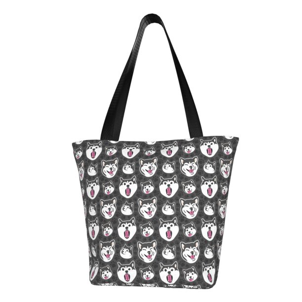 Disketp Husky Bolsa de Hombro Casual para Mujer, Bolso Cruzado para Compras, Viajes y Uso Diario