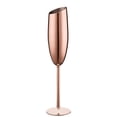 thumbnail image 1 of Ensemble de 6 Flûtes à Champagne en Acier Inoxydable Verres Incassables Dorés, 1 of 6