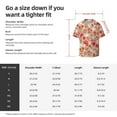 thumbnail image 5 of Fotbe Dragonfly Mushroom Camisa Estampada de Manga Corta para Hombre, Casual de Verano, Estilo Playero, Sin Arrugas-X-Large, 5 of 5