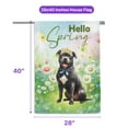 thumbnail image 5 of Pitbull Hello Spring Time Flower Floral Nature House Flag 28x40in Double Sided Terrier Dog Lover Outdoor Decor - 02031, 5 of 5