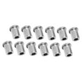 thumbnail image 1 of Guitar Ferrules, 12Pcs Guitar Through Body Ferrules Replacement Metal String Bushing Hardware For Electric Guitar Electric Guitar Parts, 1 of 8