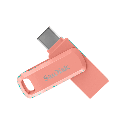UPC: 0619659185985 | SanDisk 256GB Ultra Dual Drive Go USB Type-C Flash Drive  Peach – SDDDC3-256G-G46PC