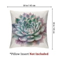 thumbnail image 4 of nygtbtfer Flower Decorative Throw Pillow Cover Pillow Case Square Cushion Cover,Multi-Size White, 4 of 7