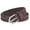 Coffee, variant on Women's Braided Belt Casual D Ring Chic Buckle Holeless Date Belt For Dress Autumn Adjustable Belts Silver X-Small-Large