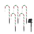 thumbnail image 2 of KOYPTL Christmas Decorations for Outdoor 5-In-1 Solar Ground Stake Lights Snowman Design With Scarf Hat Candy Cane Outdoor Xmas Decor for Yard Lawn Garden Patio Holiday Ambiance Lights, 2 of 6