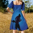thumbnail image 3 of Vestido de manga corta Bo Burnham ropa de verano para mujer vestidos de cumpleaños para mujer 2025, 3 of 6