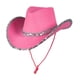 thumbnail image 1 of Sombrero de Vaquero para Mujer, Sombrero , Sombrero para El Sol para Disfraz de , Accesorios de Ropa , Rosado, 1 of 6