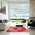thumbnail image 6 of Ahgly Company Indoor Rectangle Patterned Ferrari Red Area Rugs, 7' x 10', 6 of 6
