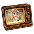thumbnail image 1 of HILABEE Christmas Scene Music Box Gift Xmas Ornament for Bedroom Indoor Dining Table Snowman, 1 of 9