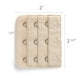 thumbnail image 3 of Señora 5Pcs 3 Gancho De 3 Filas Longitud Ajustable Correa Del Sujetador Extensor Ganchos De Hebilla Beige 2pcs Una Talla, 3 of 5
