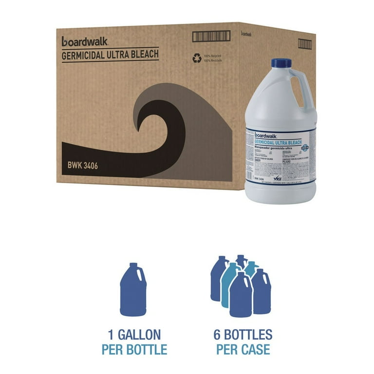 Ultra Germicidal Bleach, 1 gal Bottle, 6/Carton Ultra Germicidal Bleach, 1 gal Bottle, 6/Carton