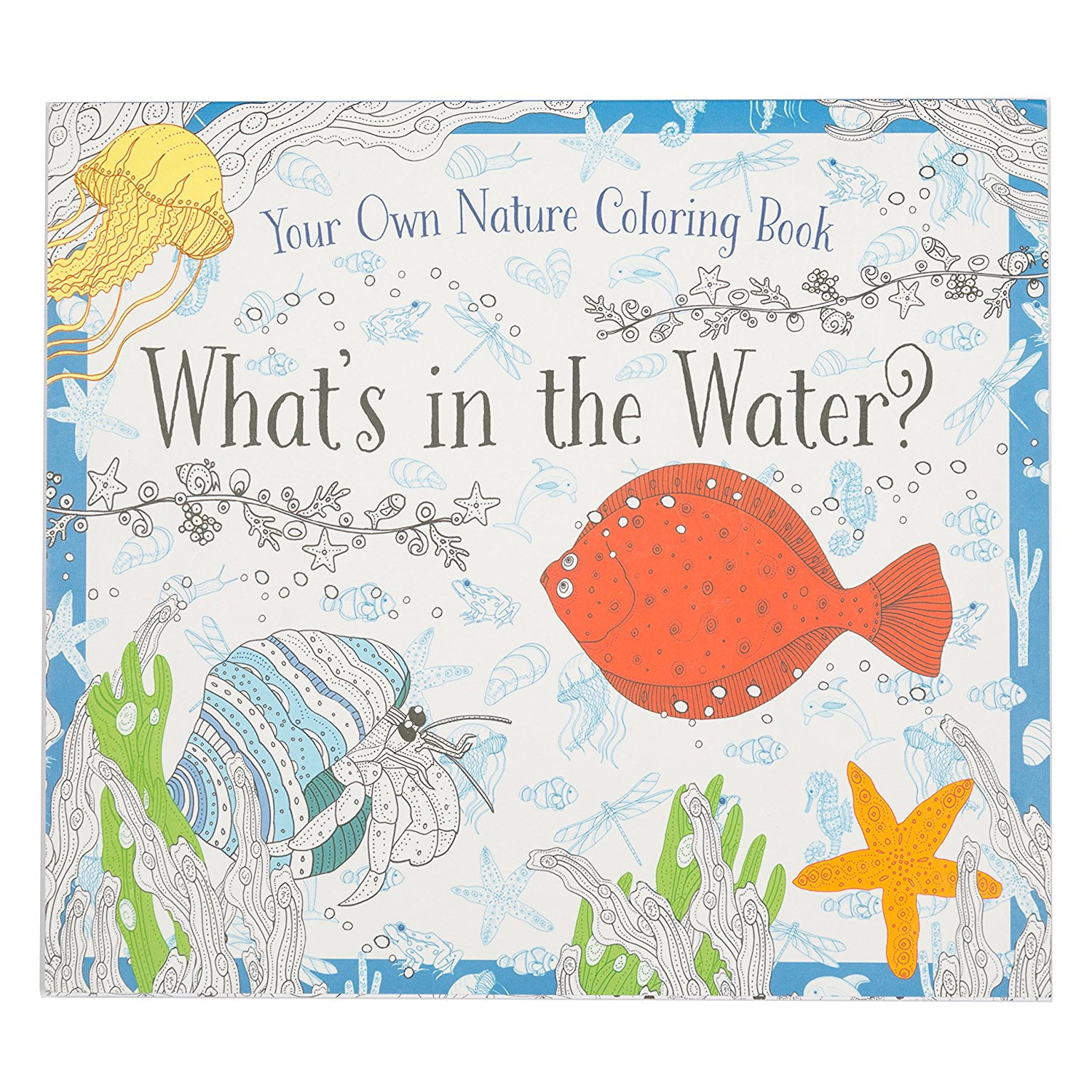 Coloring Book Whats In The Water Kids Coloring Book With 24