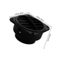 thumbnail image 2 of unbranded Cubierta Para Rejilla De Ventilación De Negro Estilo Cuadrado Multifuncional, 2 of 8