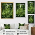 thumbnail image 4 of Designart "Chive Symphony Herbs I" Floral Framed Wall Art - Traditional Green Herbs Living Room Framed Canvas Art, 4 of 6