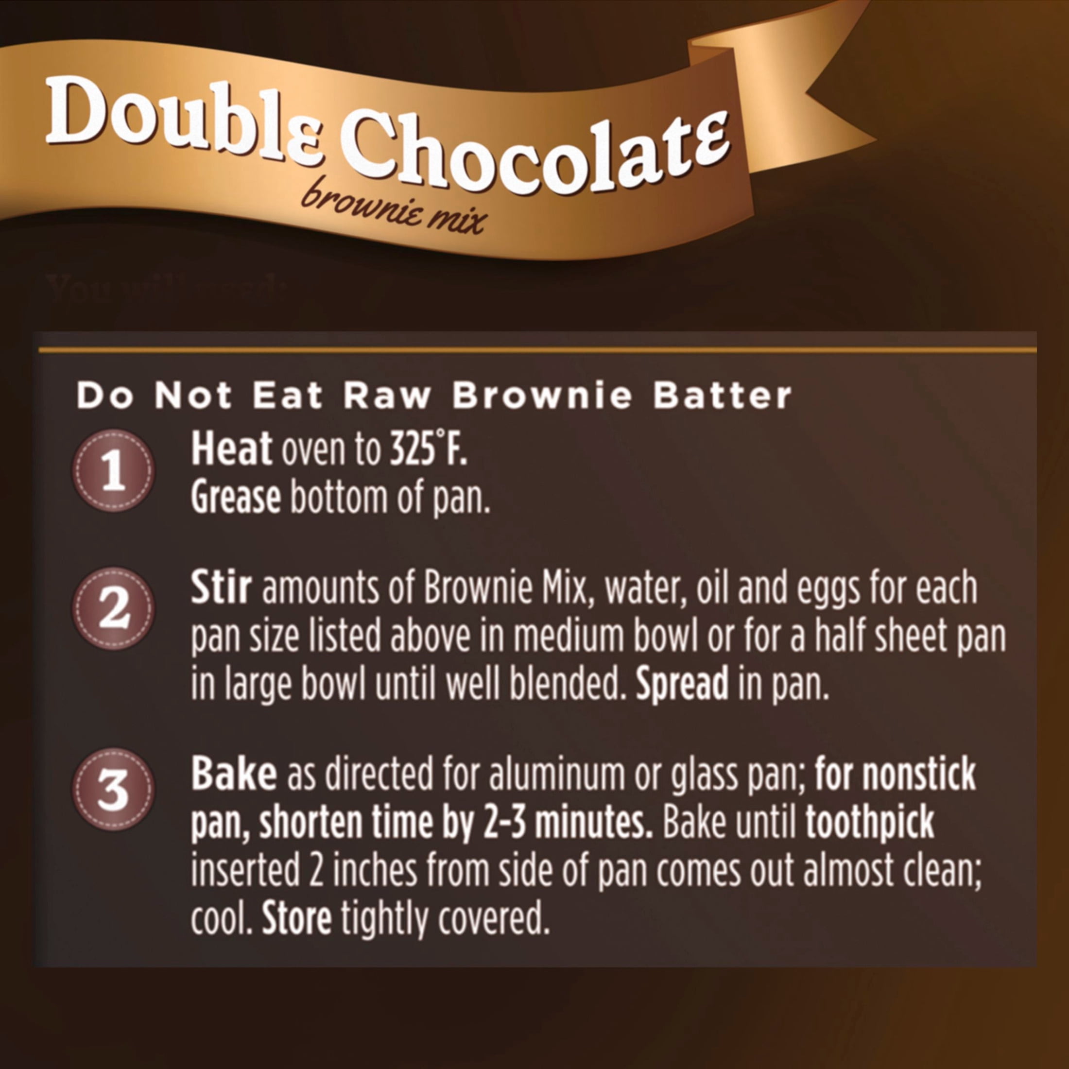 Betty Crocker Double Chocolate Brownie Mix 4 Pack