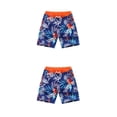 thumbnail image 2 of Jumpingount Pantalones cortos de playa con estampado de viaje para niños, con bolsillos, para surf, fiesta en la piscina, bañadores con cordón Type4 NO4, 2 of 6