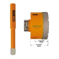 Cmt Diamond Dry Hole Saw 3 In. Diameter