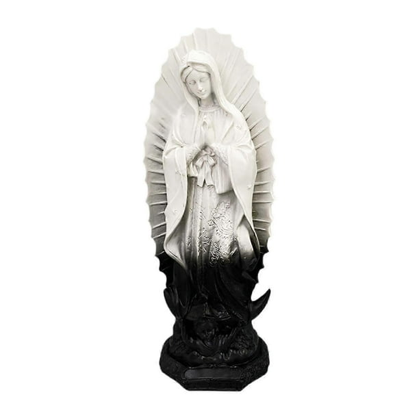 Blessed Mary Statue Elegant Figurine Home Accessory Collectible Catholic Chapel
