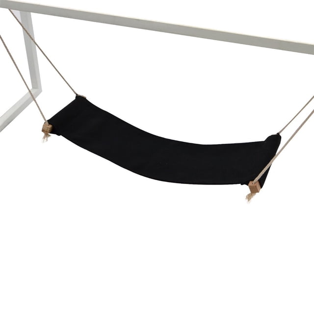 HEANUJJ Para De Pies Color Negro Con Metálicos Para Escritorio