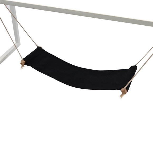 HEANUJJ Para De Pies Color Negro Con Metálicos Para Escritorio