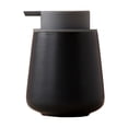 thumbnail image 1 of Ceramic Lotion Dispenser, Hand Soap Dispenser, Refillable- Shampoo Dispenser, Bathroom Kitchen-Black-400ml, 1 of 6