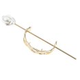 thumbnail image 3 of Brazalete para El Cabello para Mujer, Jaula para Moño, Soporte Minimalista para Pequeño oro, 3 of 7