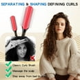 thumbnail image 4 of Hair Brush for Women Men Curly Wet or Dry Hair Classic Detangling Brushes 7 Row for Natural Thick Hair, Blow Styling Separating, Shaping Defining Curls Tools Travel Bristle Black Hairbrush, 4 of 4