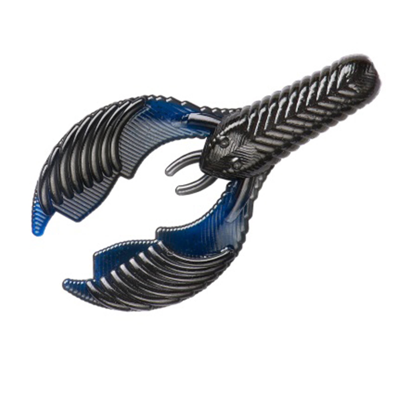 Yum 2.75" Craw Chunk Soft Plastic Bait Black Blue Shadow Pack of 8 ...
