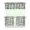 White-127, variant on Kids Cartoon Car Kitchen Curtain Set - Construction Vehicle Tier and Valance with Truck, Fire Engine, Excavator, Tractor Print - Light Filtering Window Drapes for Nursery, Kitchen, Small Room