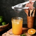 thumbnail image 4 of Lohuatrd Stainless Steel Lemon Squeezer Rust-Proof Ergonomic Handle with Hanging Hole Easy to Store Non-Slip Manual Hand Juicer, 4 of 7