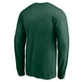 thumbnail image 3 of Men's Hunter Green Milwaukee Bucks Team Arch Knockout Long Sleeve T-Shirt, 3 of 3