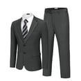 thumbnail image 6 of COOFANDY Men's Lightweight 2 Piece Suit Set Two Button Solid Blazer Pants Slim Fit Fashion Dress Tuxedo, 6 of 7