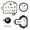 Repair Kit,Aircut, variant on Motorcycle Carburetor Rebuild Kit for Yamaha YFM350X 350cc Float Atv Quad Repair