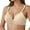 Beige, variant on Wirefree Bras For Comfortable Support NonPadded Everyday TShirt Soft Cup Full Coverage Bra, 42, Red