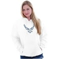 thumbnail image 4 of US Air Force Fighter Pilot Wings Hoodie Sweatshirt Women Men Brisco Brands M, 4 of 6
