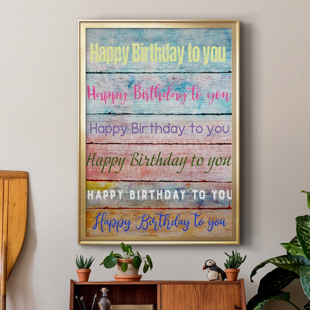 Birthday Song Premium Framed Print - Ready to Hang