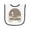 White and Black, variant on Inktastic Australian Shepherd Toy Aussie Baby Terry Cloth Bib