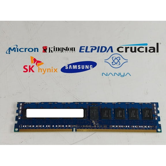 Pre-Owned Major Brand 4 GB PC3-14900R 1Rx4 1.5V DIMM Server RAM (Good)