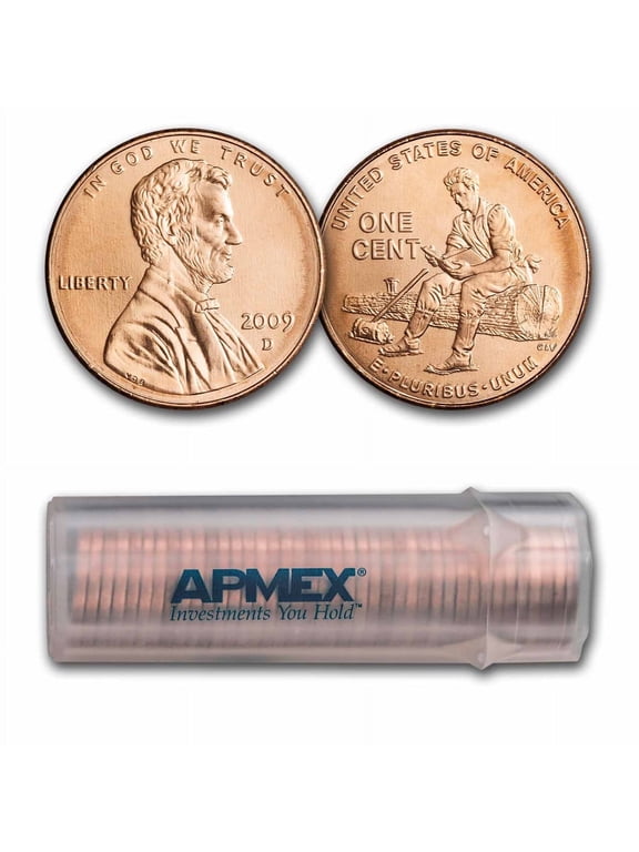 2009-D Lincoln Cent Formative Years 50-Coin Roll BU
